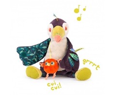 Moulin Roty Pliušinis muzikinis žaislas "Paukštis Tukanas"