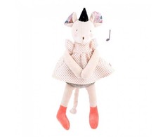 Moulin Roty Pliušinis muzikinis žaislas "Pelytė"