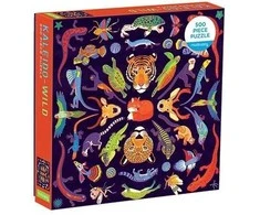 Dėlionė visai šeimai "Gyvūnų kaleidoskopas", 500dalių