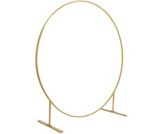 PartyDeco Apvalus fono stovas, auksinis, 2m