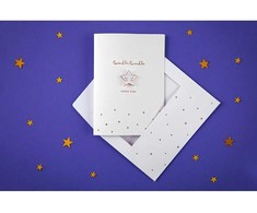 PartyDeco Atvirukas su ženkleliu "Žvaigždutė"