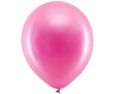 PartyDeco Balionai blizgūs fuksijos spalvos, 23cm, 10vnt