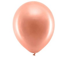 PartyDeco Balionai rožinio aukso, 30cm, 10vnt