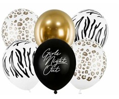 PartyDeco Balionų rinkinys Girls Night Out, 6 vnt