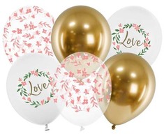 PartyDeco Balionų rinkinys Love, 30cm