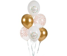 PartyDeco Balionų rinkinys Love, 30cm