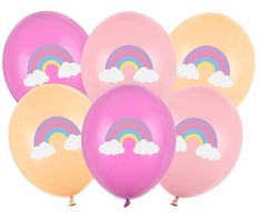 PartyDeco Balionų rinkinys Vaivorykštė