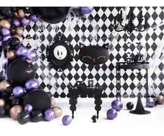 PartyDeco Blizgantys balionai violetiniai, 30cm, 50vnt