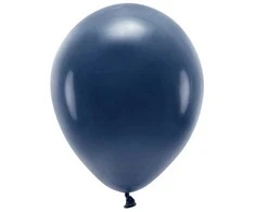 PartyDeco Ekologiški balionai Tamsiai mėlyni, 10vnt