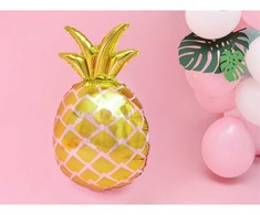 Party Deco PartyDeco Folinis balionas "Ananasas" 38x63cm