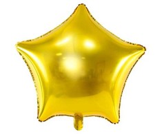Party Deco PartyDeco Folinis balionas "Žvaigždė" 70cm auksinis
