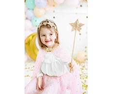 PartyDeco Galvos juosta auksinės žvaigždės
