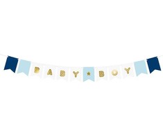 Party Deco PartyDeco Girlianda Baby boy, 15x160