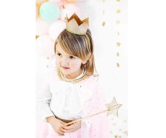 PartyDeco Karūnėlė auksinė 8,5cm