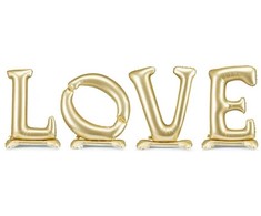 PartyDeco Pastatomas balionai LOVE 350x114 cm