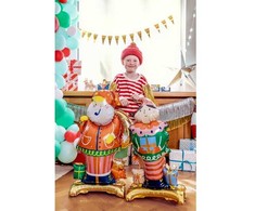 PartyDeco Pastatomas folinis balionas Kalėdų senelis