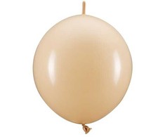PartyDeco Rišami balionai 33cm, kūnos spalvos nude