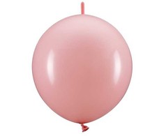 PartyDeco Rišami balionai 33cm, rausvi