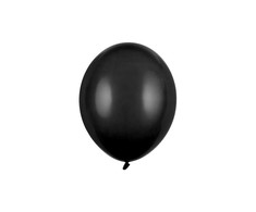 PartyDeco Stiprūs balionai Juodi 30 cm, 50vnt