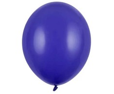 PartyDeco Stiprūs balionai Karališka mėlyna 30 cm, 50vnt