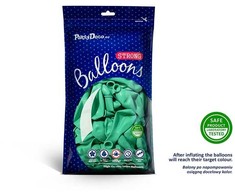 PartyDeco Stiprūs balionai Mėtiniai 30 cm, 50vnt