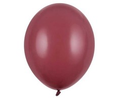 PartyDeco Stiprūs balionai Slyvos spalvos 30 cm, 50vnt