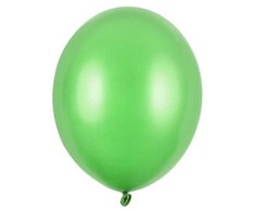 PartyDeco Stiprūs balionai Žali, blizgūs 30 cm, 50vnt