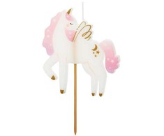 Hipo PartyDeco Torto žvakutė Vienaragis 9 cm