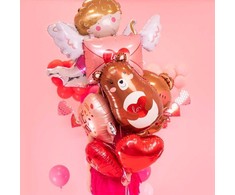 Folinis balionas Meškutis Love 48x79cm