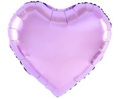 Folinis balionas Šviesiai Violetinė širdis 45cm