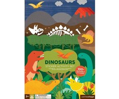 Lipdukų žaidimas Dinozauai