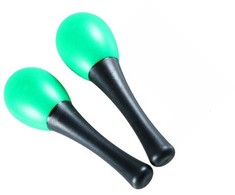 Plastikiniai marakasai Condorwood, 6cm žali