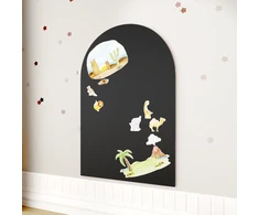 Priklijuojama magnetinė lenta „Arka“, juoda, 95 × 76 cm