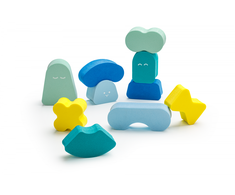 Quut Toys Quut Blokki - Balansuojančios kaladėlės - Mėtų mėlyna ( 172796 )