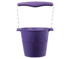 Silikoninis žaidimų kibirėlis Scrunch, violetinis