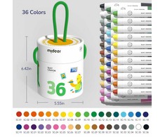 Šilkinės kreidelės mideer 36 spalvos