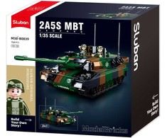 Sluban konstruktorius, LEOPARD 2A5 pagrindinis tankas 2in1, 766 det.
