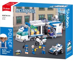 Sluban konstruktorius, specialus vadavimo policijos automoblis, 510 det.