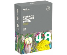 Spalvoti pieštukai mideer 48 spalvos