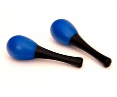 Plastikiniai marakasai Condorwood, 6cm mėyni