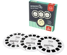 Svoora retro 3D akinių diskų papildymas B, 3 vnt.