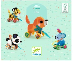 Djeco Traukiamas žaisliukas - Šuo Lou ( DJ06258 )