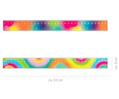Trendhaus Good Feelings – Magnetinė sulankstoma liniuotė (30 cm) (1 vnt., 2 dizainai)