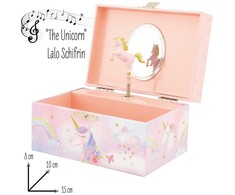 Ulysse Couleurs Denfance Muzikinė dėžutė vaivorykštės Vienaragis