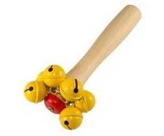 6 varpelių barškutis Rohema Bell Stick Color