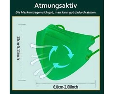 Ecost prekė po grąžinimo FFP2 kaukės, spalvotos, mažo dydžio, spalvingos 25 vnt., supakuotos atskira (Atnaujinta)
