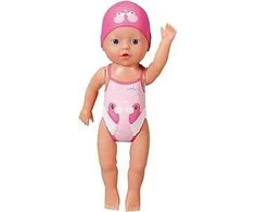 Ecost prekė po grąžinimo BABY born My First Swim Girl 834060 Zapf Creation Atsparus vandeniui Wind-Up Bath D (Atnaujinta)