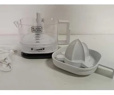 Sulčiaspaudė Ecost prekė po grąžinimo Juodas &amp; Decker - BXCJ25E Citrus Juicer 25 Plastic 350 ml Baltas (Atnaujinta)