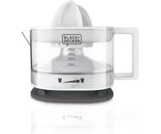 Sulčiaspaudė Ecost prekė po grąžinimo Juodas &amp; Decker - BXCJ25E Citrus Juicer 25 Plastic 350 ml Baltas (Atnaujinta)