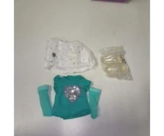 Ecost prekė po grąžinimo Blizgučiai mergaičių lėlių drabužiai 36 cm, blizgantys marškinėliai ir tiul (Atnaujinta)